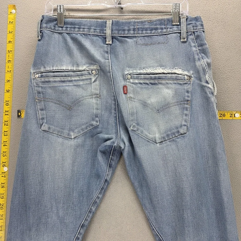 Vintage Levis Engineered Jeans Mens Blue Twisted Zip Fly Fits 31x30